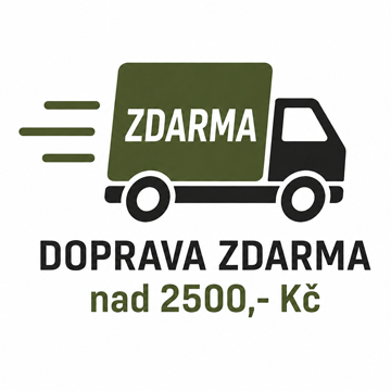 Nakupte nad 2500 Kč a získáte dopravu po ČR ZDARMA